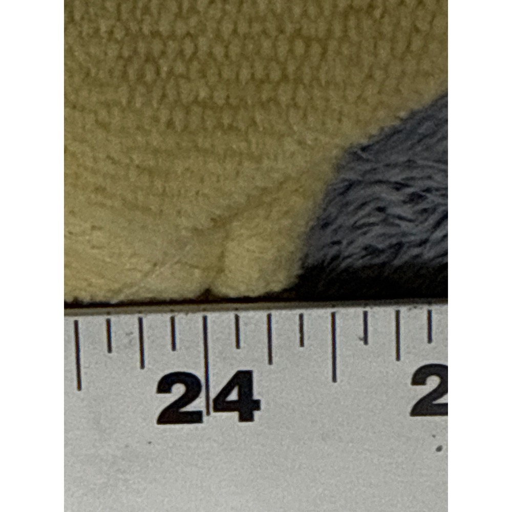 Straight Down Mens Yellow Fleece Quarter Button Pullover Mock Neck Made in USA L - Picture 11 of 12